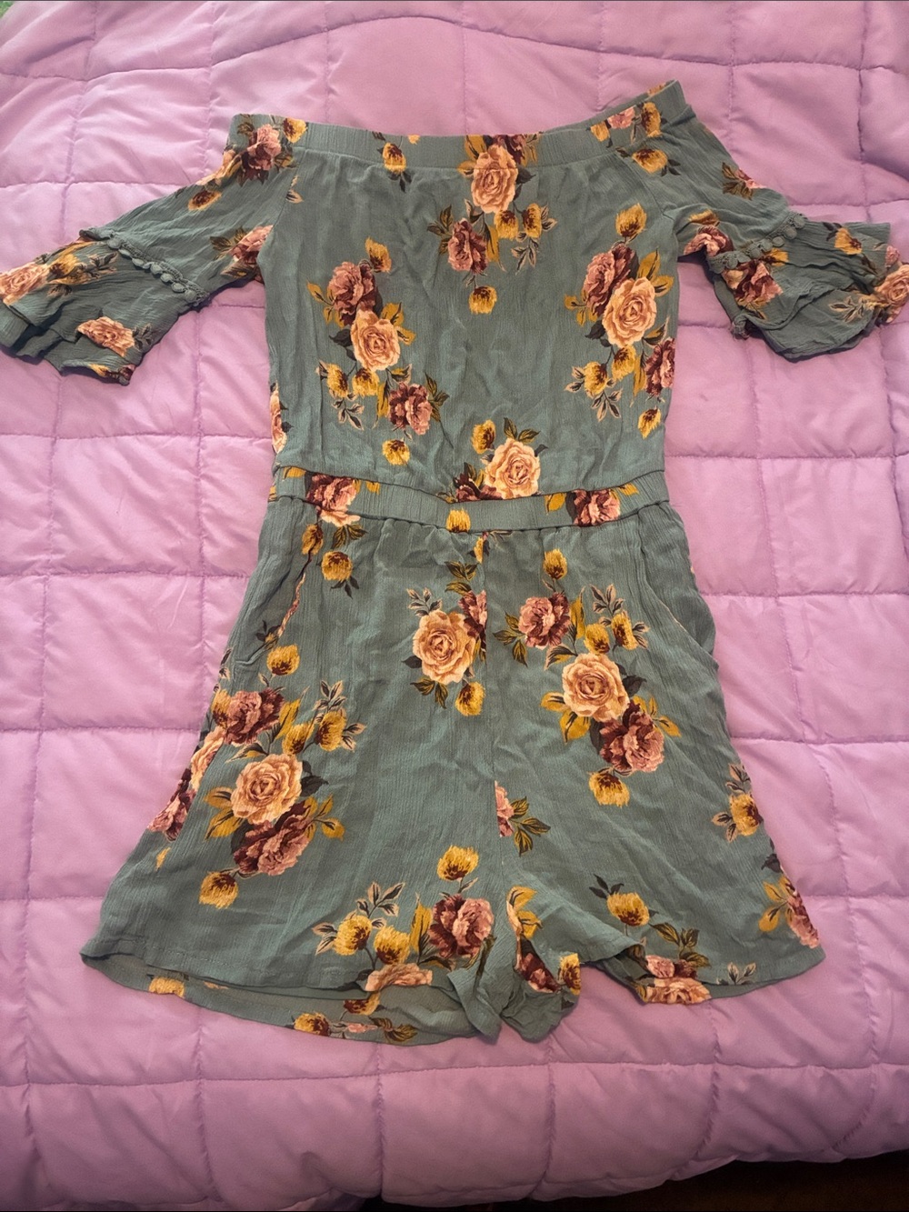 Xhilaration floral romper